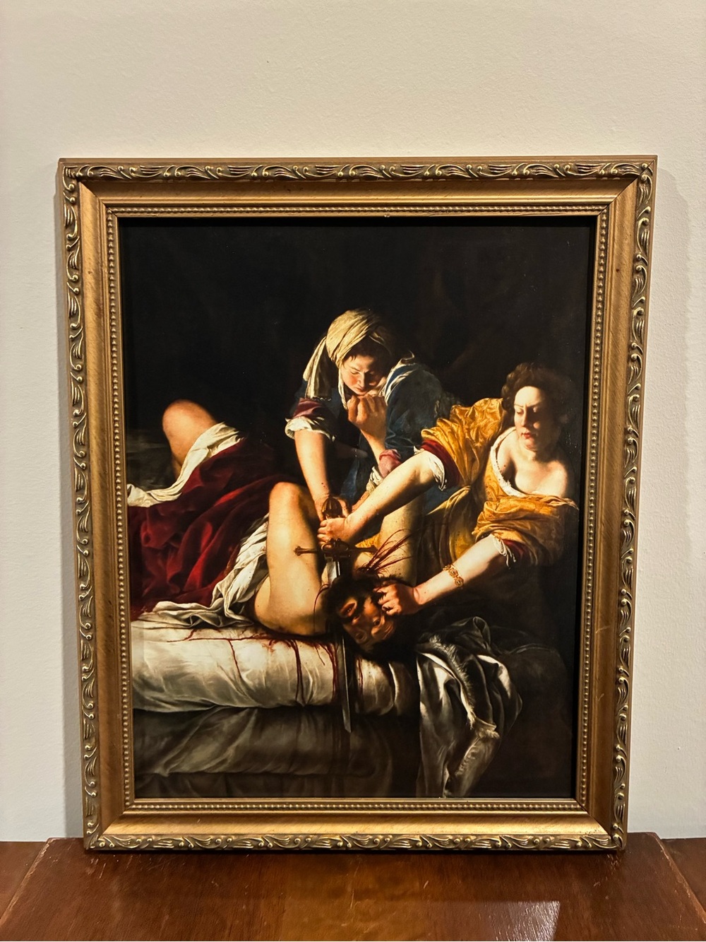 Judith Beheading Holofernes Framed Print 13x16 Artemisia Gentileschi Wall Art